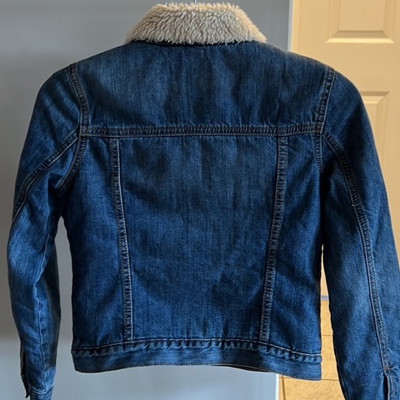 Girls Gap Sherpa Lined Jacket - Picture 2 of 7